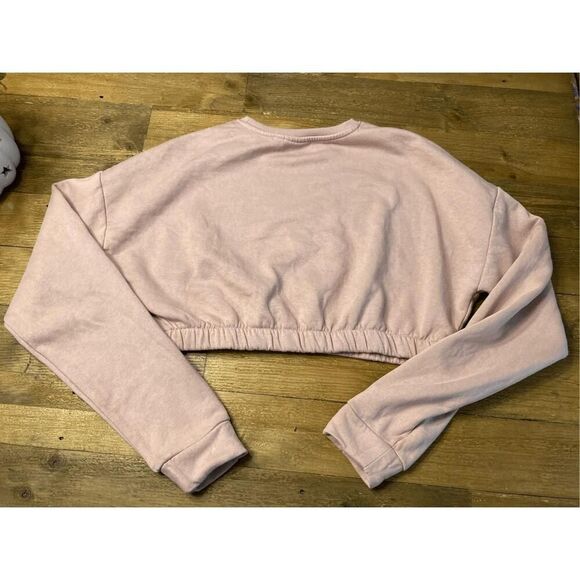 FILA Small pink crop top sweatshirt athletic - Picture 6 of 6